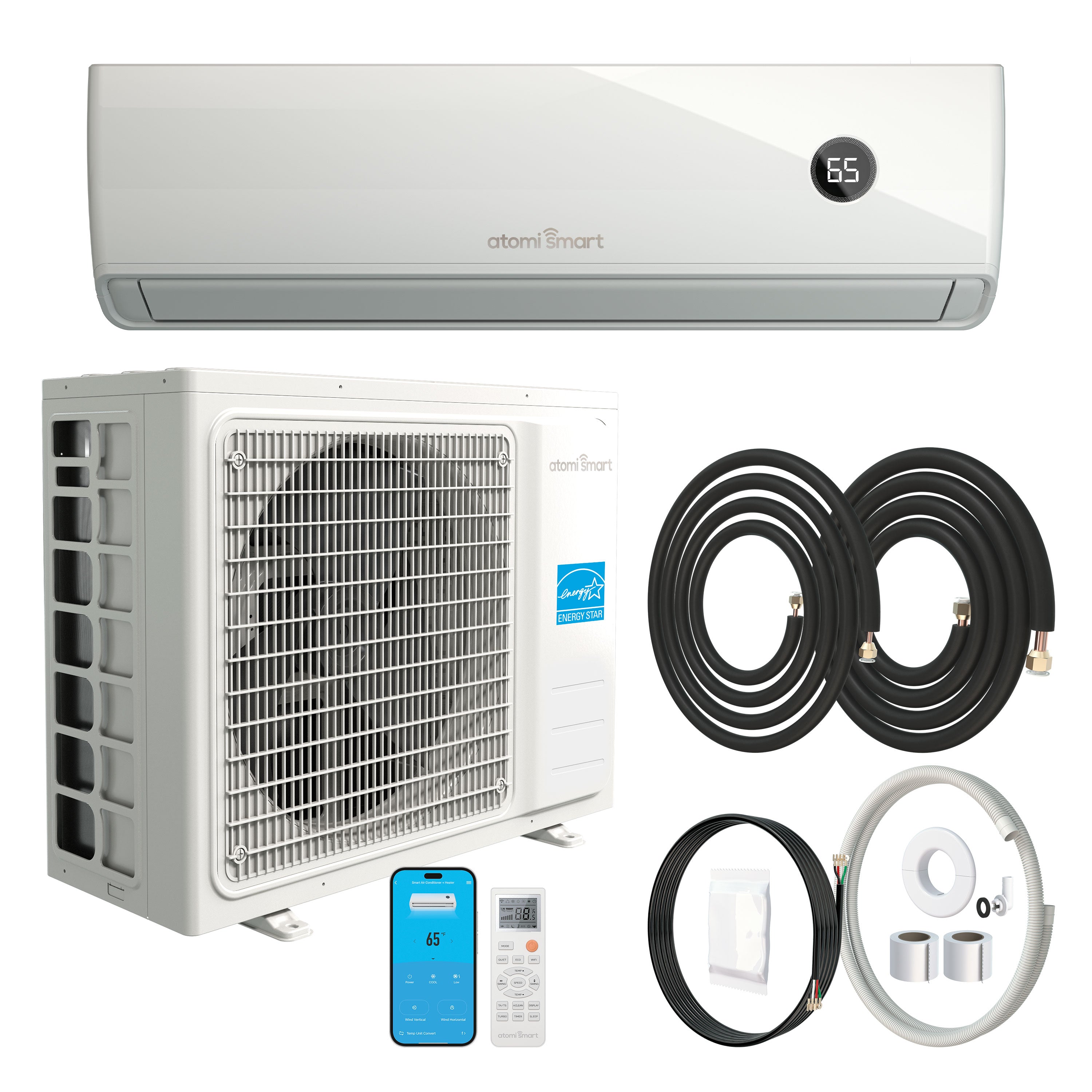Tempestas Ductless Mini Split AC 18K BTU Mini Split System