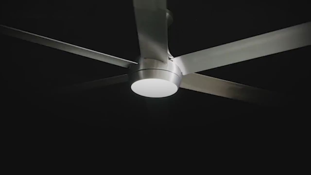 Load video: Hero banner video featuring the Atomi Smart Outdoor Ceiling Fans, highlighting sleek design, quiet operation, and smart home integration.