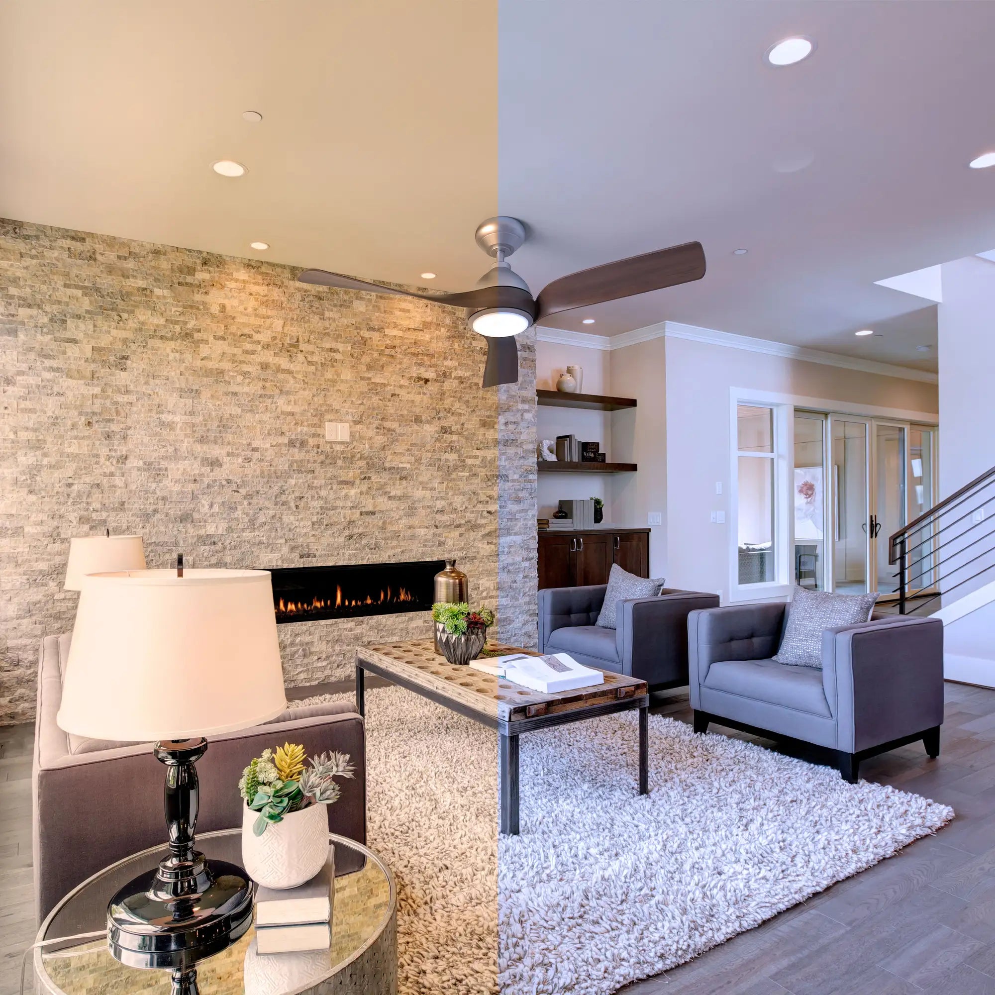 Inner Ceiling Fan Atomi Smart Indoor Fans | Smart LED Ceiling Fans