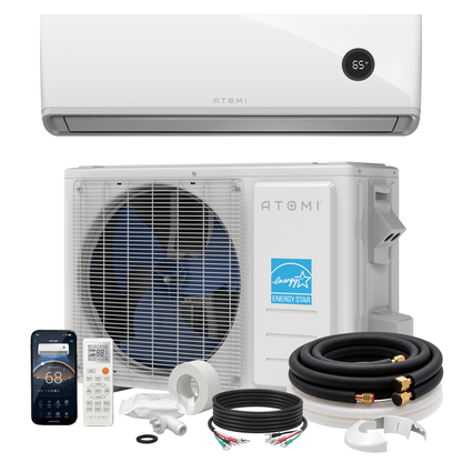 12K BTU Tempestas Inverter Ductless Mini-Split Air Conditioner and Heat Pump