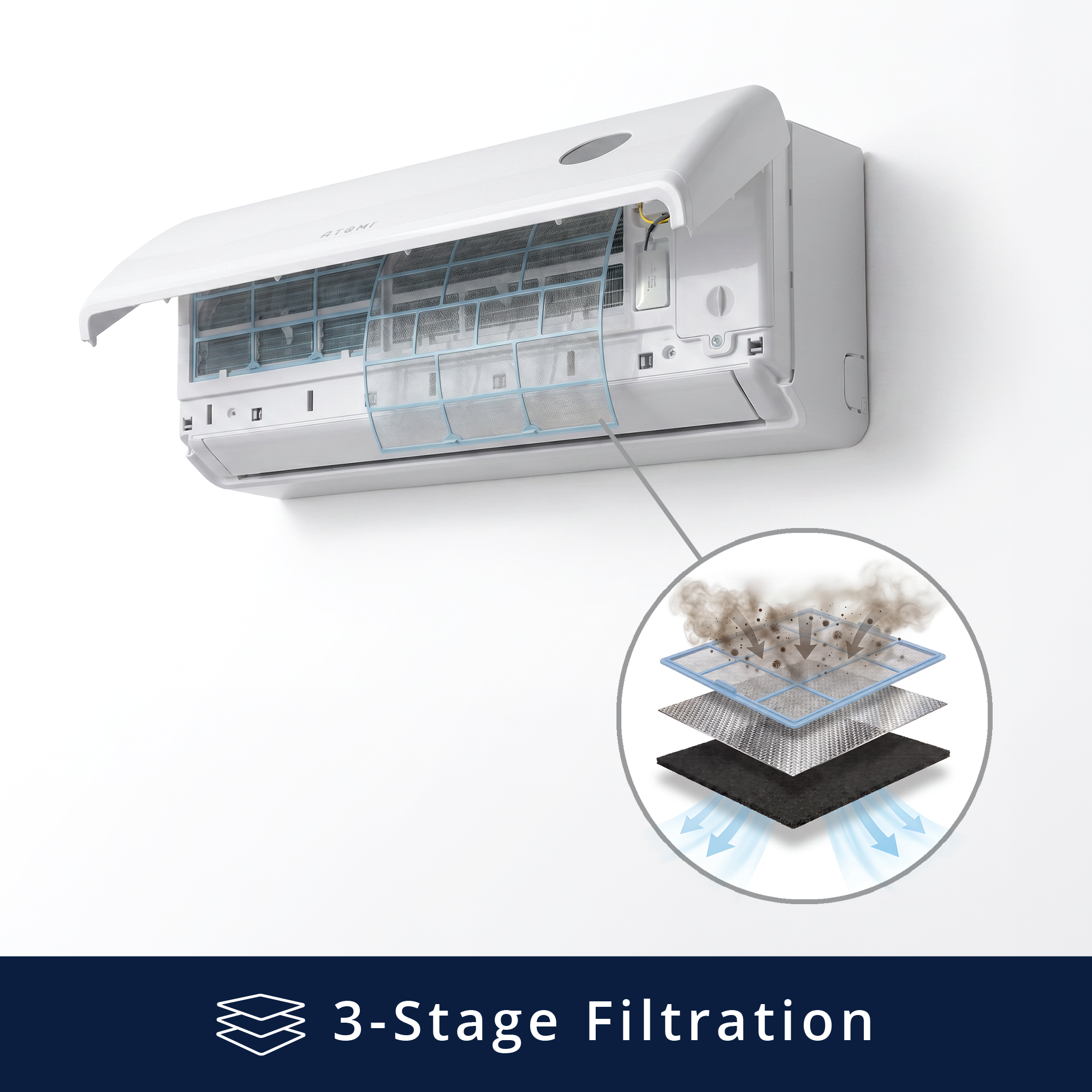 Tempestas Ductless Mini Split AC + Heater - 12K