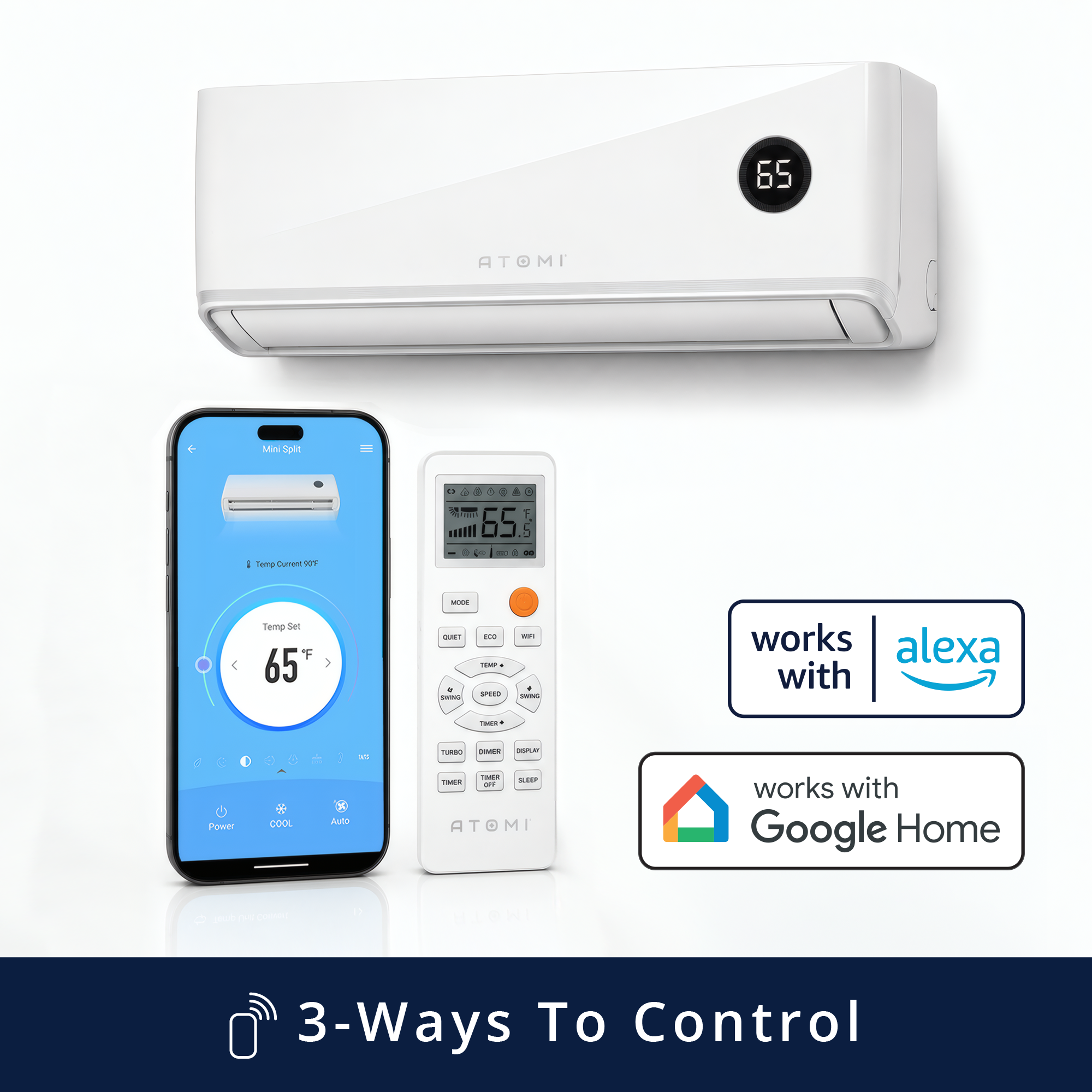 Tempestas Ductless Mini Split AC + Heater - 12K