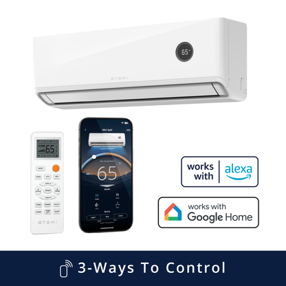 12K BTU Tempestas Inverter Ductless Mini-Split Air Conditioner and Heat Pump