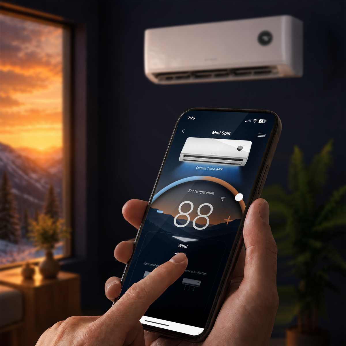 12K BTU Tempestas Inverter Ductless Mini-Split Air Conditioner and Heat Pump
