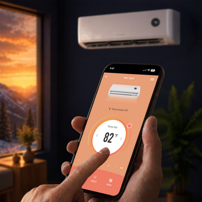 Tempestas Ductless Mini Split AC + Heater - 18K