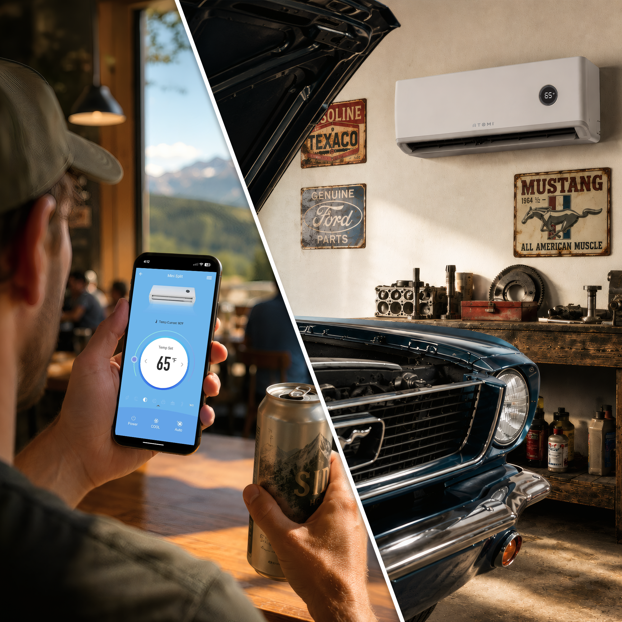Tempestas Ductless Mini Split AC + Heater - 18K