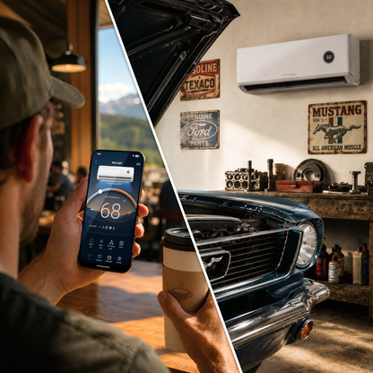 18K BTU Tempestas Inverter Ductless Mini-Split Air Conditioner and Heat Pump