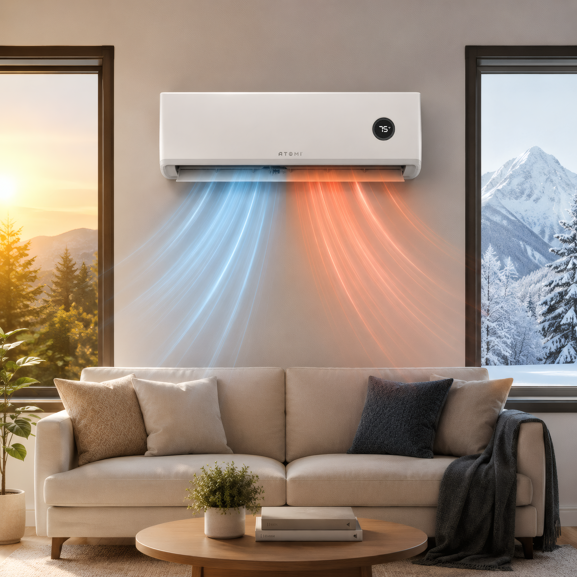 Tempestas Ductless Mini Split AC + Heater - 18K