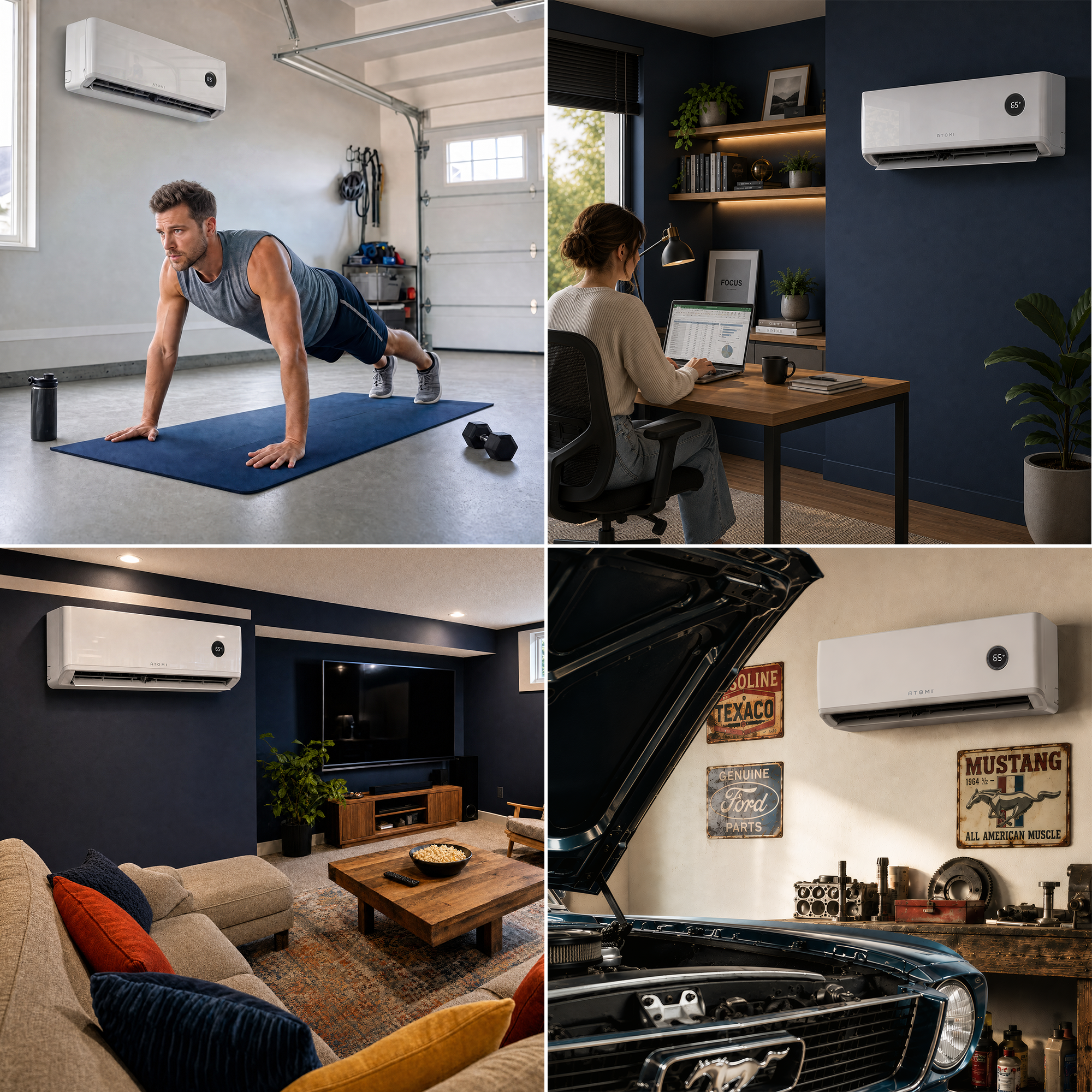 Tempestas Ductless Mini Split AC + Heater - 18K
