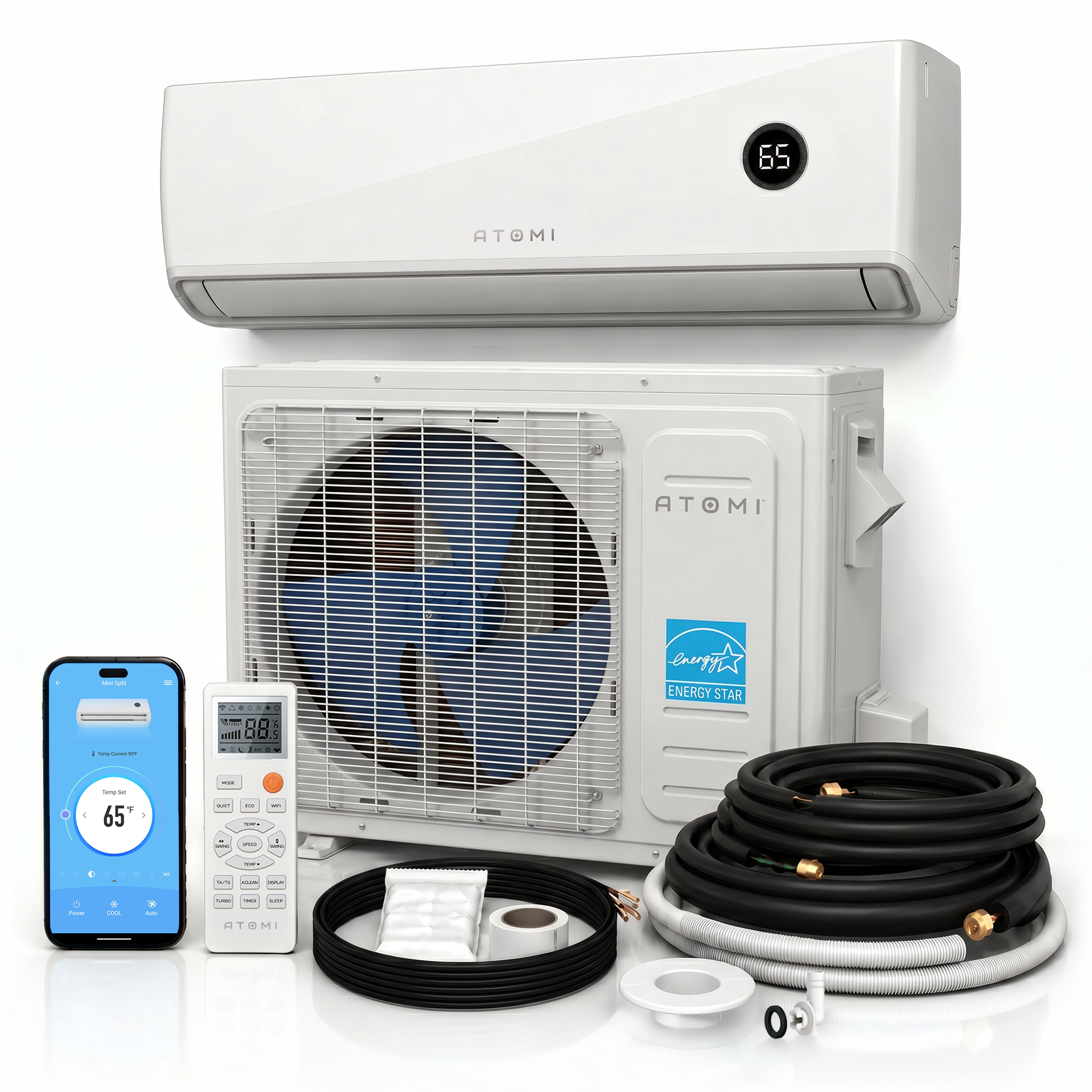 Tempestas Ductless Mini Split AC + Heater - 18K