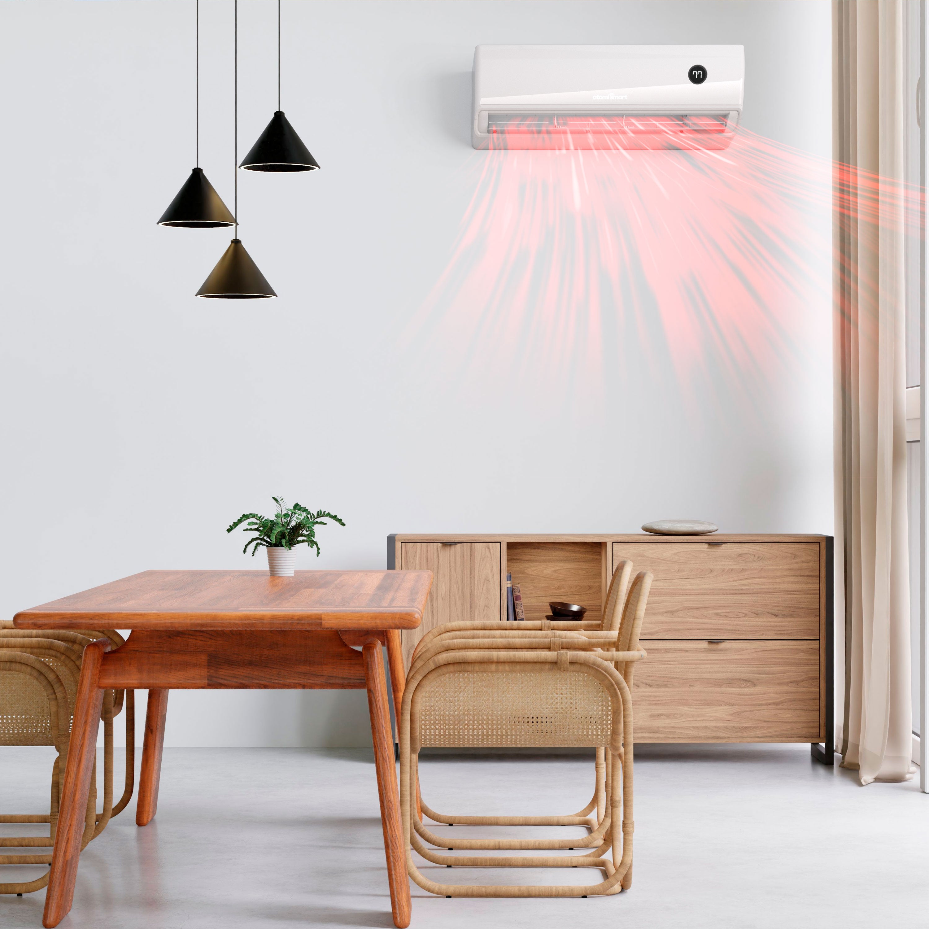 Tempestas Ductless Mini Split AC + Heater - 18K