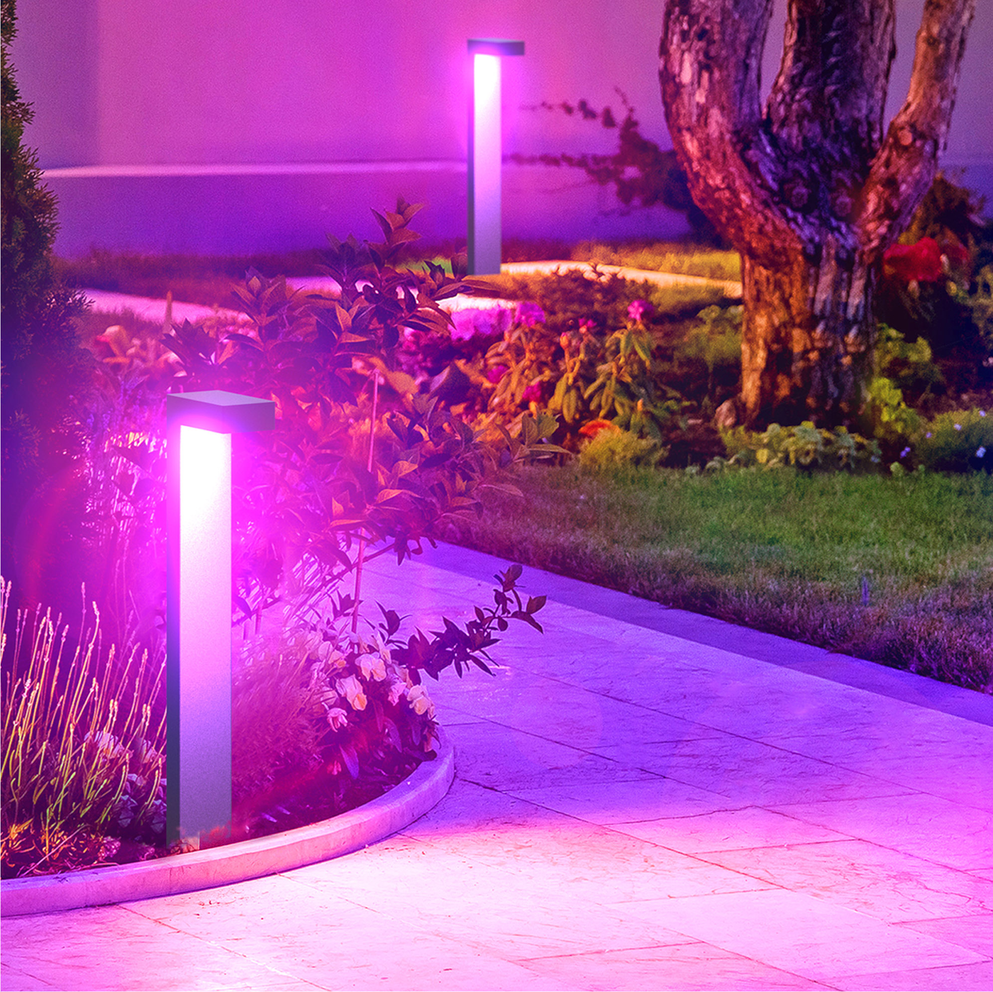 innr Smart Outdoor Lights, Color Pathway Lights, Works with